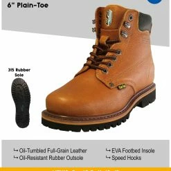 Guadalajara Western Wear Cactus 627 Light Brown Soft Toe Work Boot