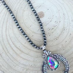 Guadalajara Western Wear Shiny Silver Squash Blossom Women