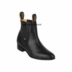 Guadalajara Western Wear Original Michel Charro Black Deer Leather Boots