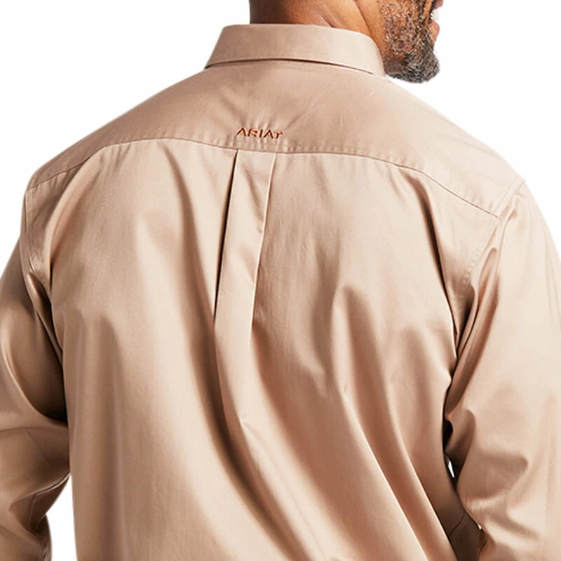 Guadalajara Western Wear Ariat Solid Twill Kahki/Bronze Classic Long Sleeve Shirt Men 5 Guadalajara Western Wear Ariat Solid Twill Kahki/Bronze Classic Long Sleeve Shirt Men