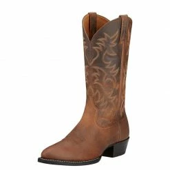 Men Ariat Heritage Round Toe Western Cowboy Boot 11 Men Ariat Heritage Round Toe Western Cowboy Boot