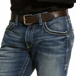 Guadalajara Western Wear M5 Slim Stretch Adkins Stackable Straight Leg Jean