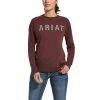 Guadalajara Western Wear Ariat Rebar CottonStrong Block Long Sleeve T-Shirt Women