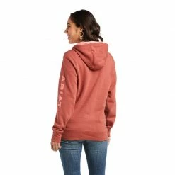 Guadalajara Western Wear Pink REAL Arm Logo Hoodie Women