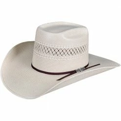 Guadalajara Western Wear Cuernos Chuecos Two Tone Brick Crown Cowboy Hat