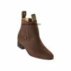 Guadalajara Western Wear Men Original Michel Charro Tabacco Suede Leather Boots
