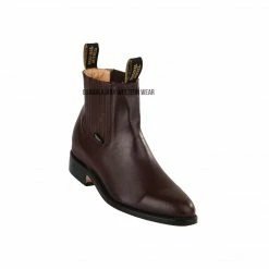 Guadalajara Western Wear Original Michel Charro Dark Brown Deer Leather Boots