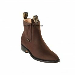Guadalajara Western Wear Original Michel Charro Tobacco Suede Leather Boots Men