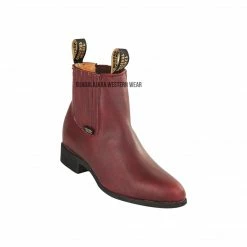 Guadalajara Western Wear Original Michel Charro Burgundy Grasso Leather Boots Men