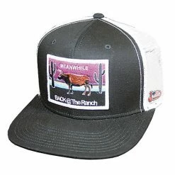 Guadalajara Western Wear Justin Cap - Black/White Accessories