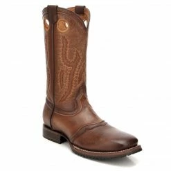 Guadalajara Western Wear Cuadra Men's Santana Honey Square Toe Boots