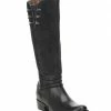 Cuadra Black Volturno Leather Tall Boot Women