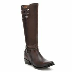 Women Cuadra Wax Moka Bovine Leather Tall Boot