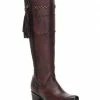 Cuadra Wax Vino Bovine Leather Tall Boot