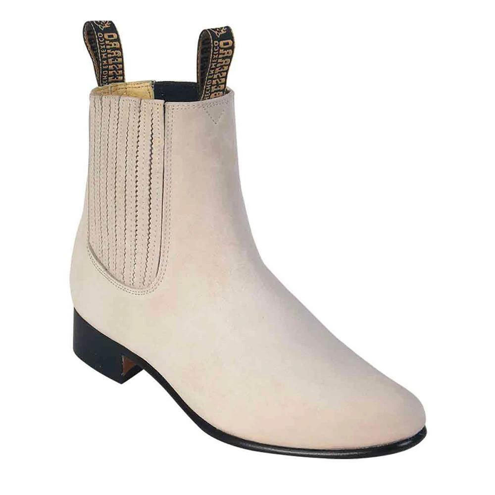 Guadalajara Western Wear El Besserro Men's Nubuck Hueso Botin Charro 3 Guadalajara Western Wear El Besserro Men's Nubuck Hueso Botin Charro