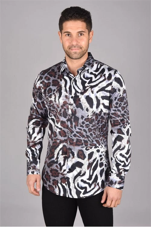 Guadalajara Western Wear Platini Men's Long Sleeve Shirt - SJL7083 (Plus Size) 3 Guadalajara Western Wear Platini Men's Long Sleeve Shirt - SJL7083 (Plus Size)