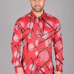 Guadalajara Western Wear Platini Men's Long Sleeve Shirt - FPL7093 (Plus Size)