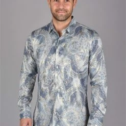 Guadalajara Western Wear Platini Men's Long Sleeve Shirt - FPL7208 (Plus Size)