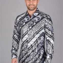 Guadalajara Western Wear Platini Men's Long Sleeve Shirt - FPL7201 (Plus Size)