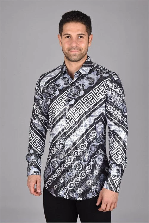 Guadalajara Western Wear Platini Men's Long Sleeve Shirt - FPL7201 (Plus Size) 3 Guadalajara Western Wear Platini Men's Long Sleeve Shirt - FPL7201 (Plus Size)