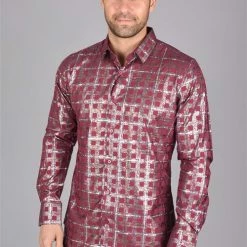 Guadalajara Western Wear Platini Men's Long Sleeve Shirt - FPL7062 (Plus Size)