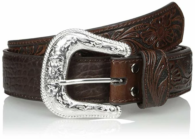 Guadalajara Western Wear Nocona Men's Brown Bullhide Belt 4 Guadalajara Western Wear Nocona Men's Brown Bullhide Belt