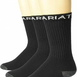 Guadalajara Western Wear Ariat Men's Crew Boot Socks (3 Pack)