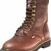Guadalajara Western Wear Cactus Men's 8" 8732 Dark Brown Oil-Tumbled Leather Work Boots 2 Guadalajara Western Wear Cactus Men's 8" 8732 Dark Brown Oil-Tumbled Leather Work Boots