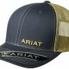 Guadalajara Western Wear Ariat Men's Mesh Offset Text Logo Cap Accessories