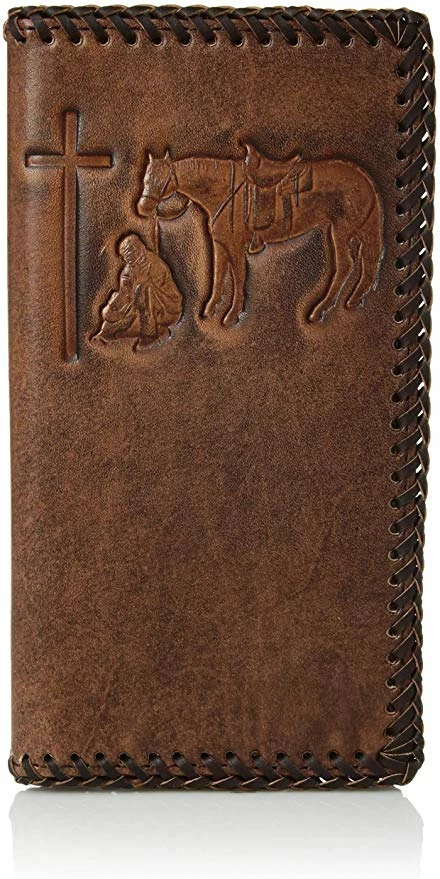 Guadalajara Western Wear Accessories Nocona Nocona Praying Cowboy Embosed Rodeo Wallet 3 Guadalajara Western Wear Accessories Nocona Nocona Praying Cowboy Embosed Rodeo Wallet