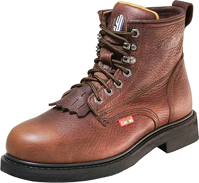 Guadalajara Western Wear Cactus Men's 6" 6730 Dark Brown Kiltie Lacer Work Boots 3 Guadalajara Western Wear Cactus Men's 6" 6730 Dark Brown Kiltie Lacer Work Boots