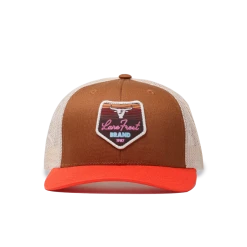 Guadalajara Western Wear Accessories Ace Orange/Brown Lane Frost Cap 7 Guadalajara Western Wear Accessories Ace Orange/Brown Lane Frost Cap