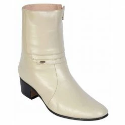 Guadalajara Western Wear El Besserro Men's Bone Western Ankle Dress Boot