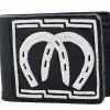 Guadalajara Western Wear Accessories White Diamond Piteada Leather Wallet - Negro 1 Guadalajara Western Wear Accessories White Diamond Piteada Leather Wallet - Negro