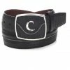 Guadalajara Western Wear Cuadra Black Modern Leather Belt 2 Guadalajara Western Wear Cuadra Black Modern Leather Belt