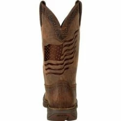 Ariat Men Rebel Distressed Flag Embroidery Durango Western Boot
