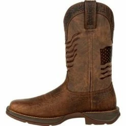 Ariat Men Rebel Distressed Flag Embroidery Durango Western Boot