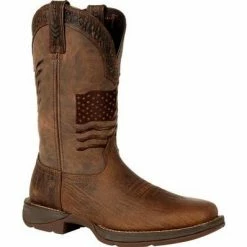 Ariat Men Rebel Distressed Flag Embroidery Durango Western Boot