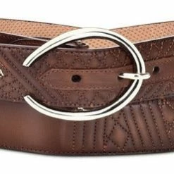 Guadalajara Western Wear Cuadra Honey Emboidery Leather Belt Women