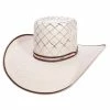 Guadalajara Western Wear Tombstone Diamond Pro Bull Two Tone Cowboy Hat Men