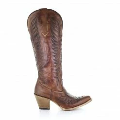 Guadalajara Western Wear Corral Boots Women's Shoes Cognac Snip Toe Tall Boot