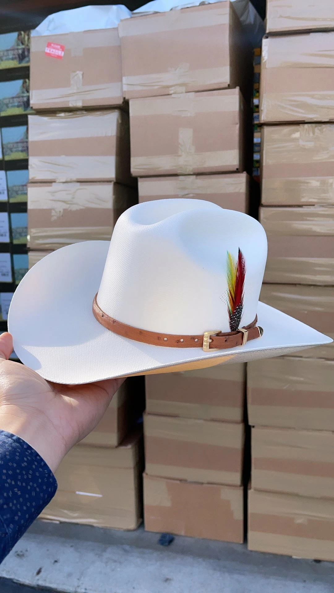 Guadalajara Western Wear Tombstone 1000x Johnson (Copa Chica) Toquilla Avestruz Cognac 5 Guadalajara Western Wear Tombstone 1000x Johnson (Copa Chica) Toquilla Avestruz Cognac