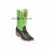 Guadalajara Western Wear Los Altos Black Grisly Wide Square Toe Cowboy Boots 2 Guadalajara Western Wear Los Altos Black Grisly Wide Square Toe Cowboy Boots