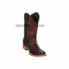 Guadalajara Western Wear Los Altos Faded Burgundy Ostrich Leg & Deer Wide Square Toe Cowboy Boots Men 2 Guadalajara Western Wear Los Altos Faded Burgundy Ostrich Leg & Deer Wide Square Toe Cowboy Boots Men