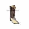 Guadalajara Western Wear Los Altos Natural Caiman Hornback J Toe Cowboy Boots Men