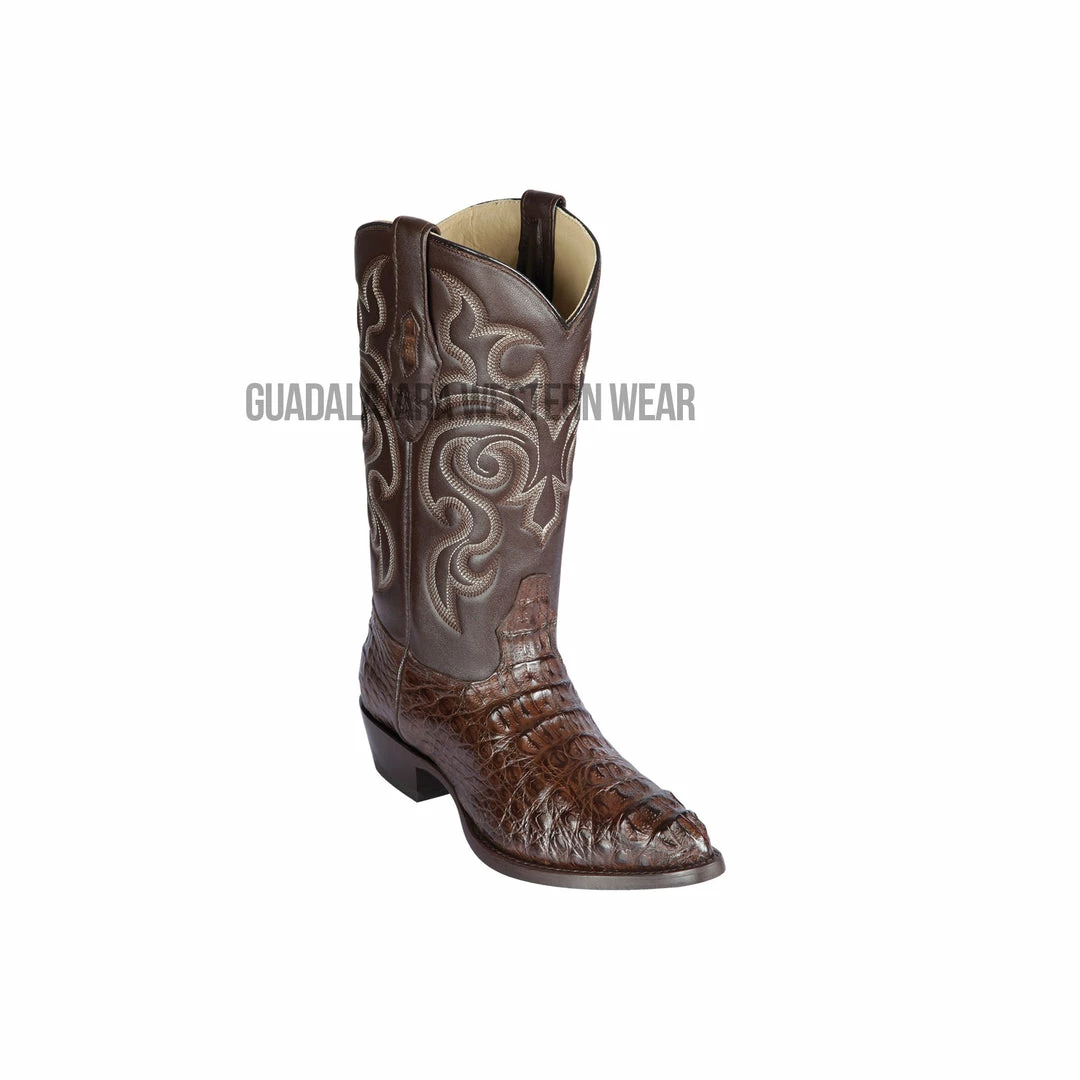 Guadalajara Western Wear Men Los Altos Brown Caiman Hornback J Toe Cowboy Boots 3 Guadalajara Western Wear Men Los Altos Brown Caiman Hornback J Toe Cowboy Boots
