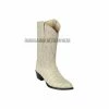 Guadalajara Western Wear Los Altos Winter White Caiman Tail J Toe Cowboy Boots Men 1 Guadalajara Western Wear Los Altos Winter White Caiman Tail J Toe Cowboy Boots Men
