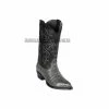 Guadalajara Western Wear Los Altos Gray Caiman Tail J Toe Cowboy Boots Men