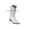 Guadalajara Western Wear Los Altos White Caiman Tail J Toe Cowboy Boots Men