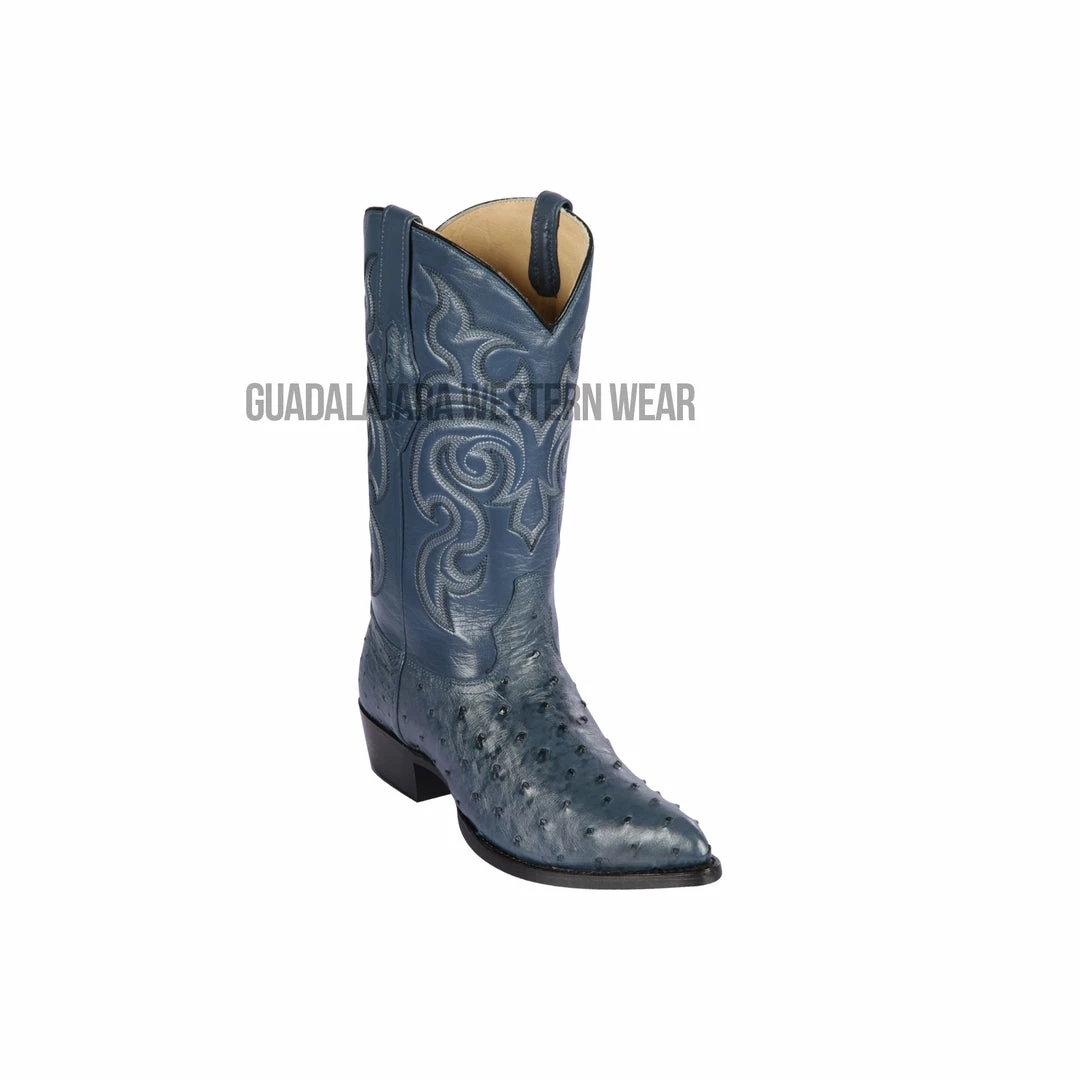 Guadalajara Western Wear Men Los Altos Blue Jean Ostrich J Toe Cowboy Boots 3 Guadalajara Western Wear Men Los Altos Blue Jean Ostrich J Toe Cowboy Boots
